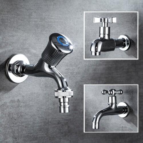 Home Brass Wall Mount Decorative Outdoor Garden Faucet Wash Basin Mop Washing Bibcock Machine WC Taps Torneira parede