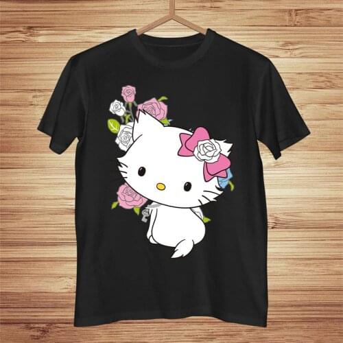 New Cool Fashion T Shirt Women Marie Cat Print Tshirt Summer Short Sleeve The Aristocats Girl T-shirts Dropship
