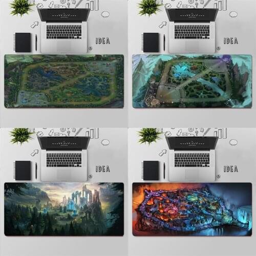 Gaming Mouse Pad Large Mouse Pad PC Gamer Computer Mouse Mat Big Mousepad Keyboard Desk Mat League of Legends Map XXL Mause Pad