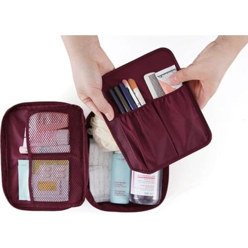 Women fashion Travel beauty makeup bags water-proof cosmetics bags bathroom organizer of portable bath hook washing up bag