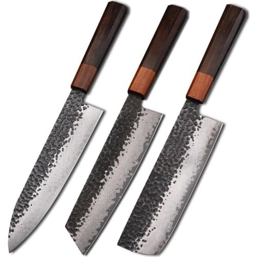 11Inch "VG10 Damascus Forged Steel Handmade Professional Chefs Kitchen Japanese Style Meat Cleaver Cooking Knife