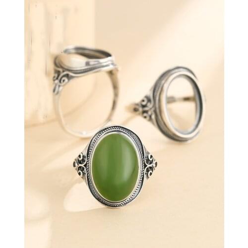 925 STERLING SILVER MEN Women Semi Mount Bases Blanks base blank Pad ring Setting jewelry findings diy A5968