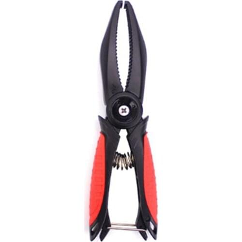 Fish Control Pliers Rubber with ABS Anti-Skid Staggered Serrated Fishing Pliers Fish Control Luya Pliers