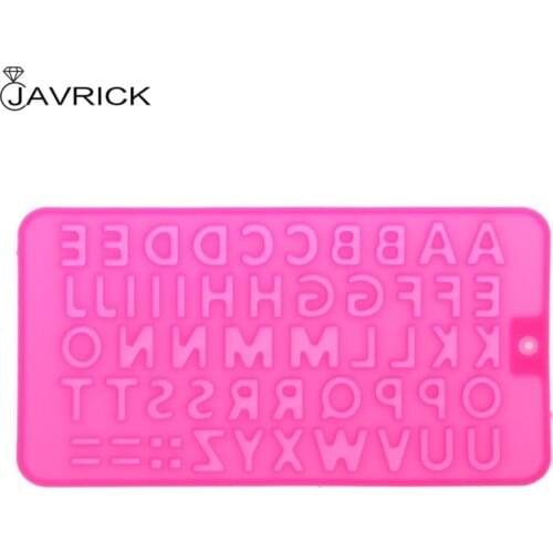 26 Alphabet Letters Ice Cube Tray Silicone Mold Resin Jewelry Making Craft Tool