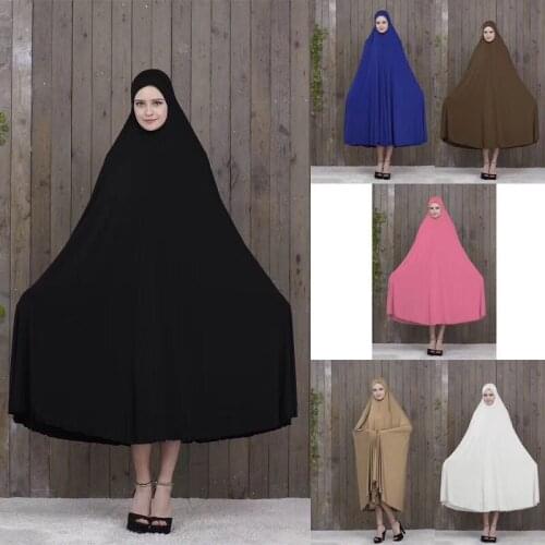 Women Ihram Khimar Hijab Burka Niqab Muslim Hajj Umrah Female Ehram Prayer Gown Abaya Islamic Ramadan Dress Arab Headscarf Thobe