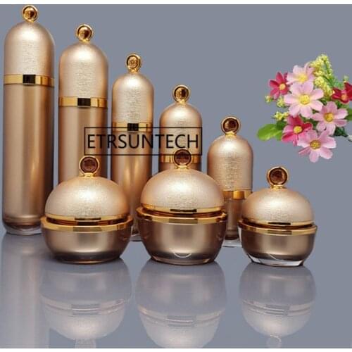 15ml 30ml 50ml 100ml Acrylic Cosmetic Container Airless Lotion Pump Bottle 15g 30g 50g Acrylic Cream Jar F1870