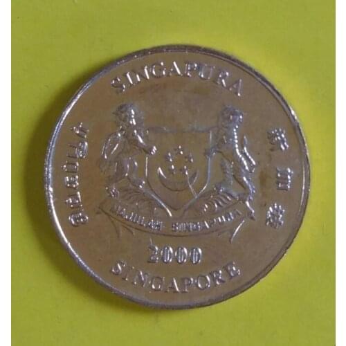16mm Singapor ,100% Real Genuine Comemorative Coin,Original Collection
