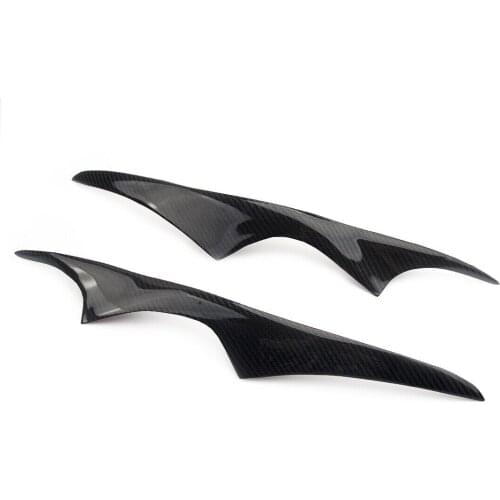 Carbon Fiber Front Headlight Eyebrow Eyelid Cover Fit for Toyota Corolla 03-08