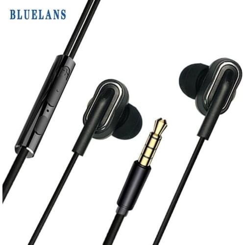 Quad core double moving coil in-ear computer universal headset wired high quality music headset noise reduction