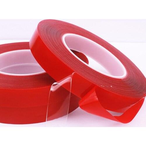 Tape Double Sided Tape Sticker Transparent NoTrace Traceless Reusable Waterproof Adhesive Tape Cleanable Household Length 3M