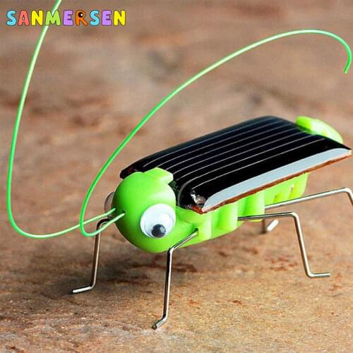 2020 Solar Grasshopper Educational Solar Powered Grasshopper Robot Toy Required Gadget Gift Solar Toys No Batteries For Kids