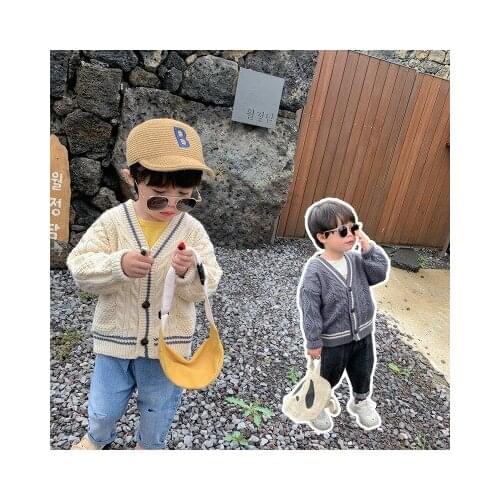 Autumn winter Kids Boys Girls Cardigan Sweaters Children Knitted Cardigan Casual Loose Sweater for Boy Girls Toddler Clothing