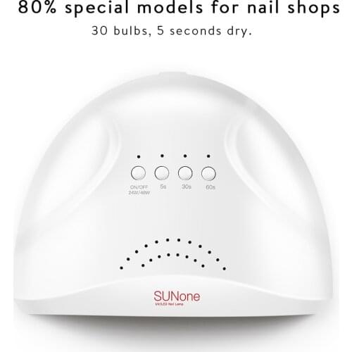 Sunone Nail Dryer 48W UV Lamp 10S 30S 60S Set Lady Art tools LED nail art lamp For Nail Polish Nail Gel High Quality
