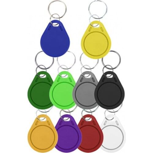 UID S50 1K 13.56MHZ Clonning Card Changeable Rewritable Keyfob RFID Card IC Blank Card Copier Key Keychain Access Control Card