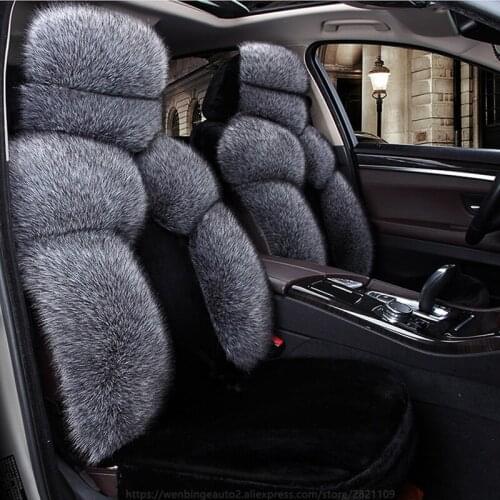 Wenbinge Plush Universal car seat cover For lada granta fiat palio mazda 626 rx460 mitsubishi pajero automobiles accessories