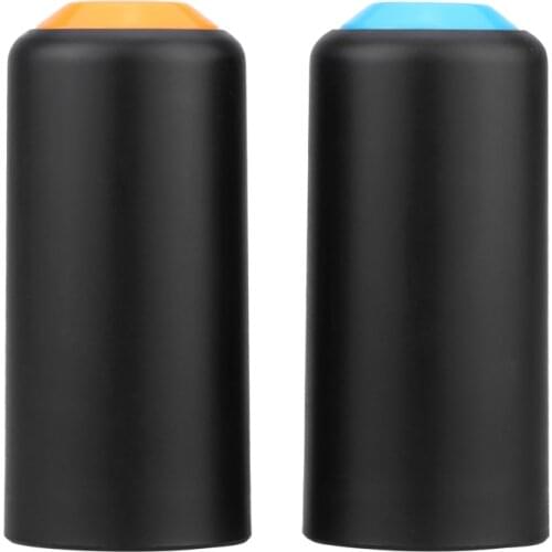 2 Colors Battery Screw On Cap Cup Cover for Shure PGX Wireless Handheld Mic Microphone