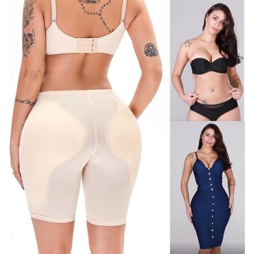 S-6XL Women Pads Butt Lifter Low Waist Control Panties Trummy Control Shapewear Booty Lift Bid Fake Ass Body Shaper Plus Size