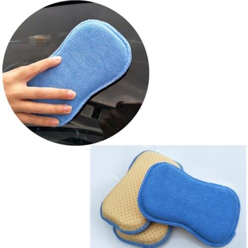 1 Pcs Multifunction 8-Character Car Wash Sponge Double Sided Automotive Glass Defogging Sponge Vehicle Cleaning Tools Supplies