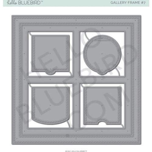 2021 AliliArts Metal Cutting Dies Gallery Frame diy Scrapbooking Photo Album Decorative Embossing PaperCard Crafts Die