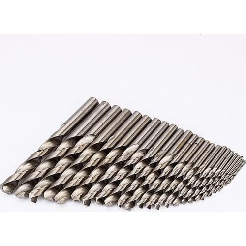 25PCS HSS High Speed Steel Metric Drill Bit Set in Metal Case 1mm -13mm Point Wood Drill Bit Woodworking Drill Perforator