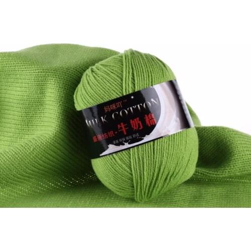 500g/Set Milk Fiber Cotton Yarn Soft Baby Yarn For Knitting Crochet sewing thread DIY Craft
