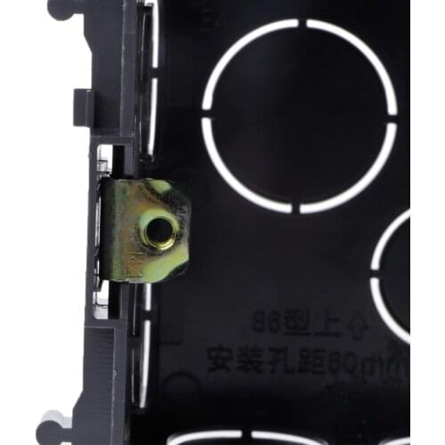 86-Type PVC Junction Box Wall Mount Cassette For Switch Socket Base