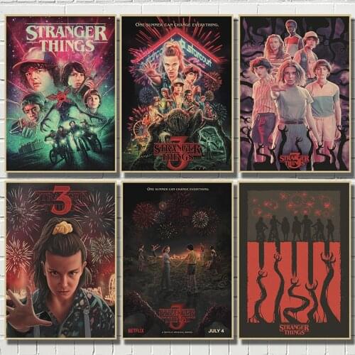 5D DIY Diamond Painting Movie Stranger Things Season 3 Full Drill Diamond Embroidery Cross Stitch Mosaic Set Decor Festival Gift