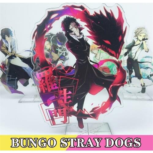 Anime Bungo Stray Dogs Osamu Dazai Doppo Kunikida Edogawa Cosplay Acrylic Stand Figure Double Side Model Plate Charm Desk Decor