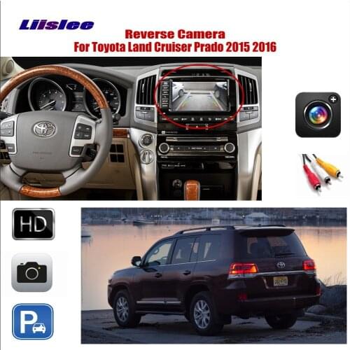 Car Rear View Back Up Reverse Camera For Toyota Land Cruiser Prado 2015 2016 2017 2018 Original Screen RCA Adapter AUTO CAM