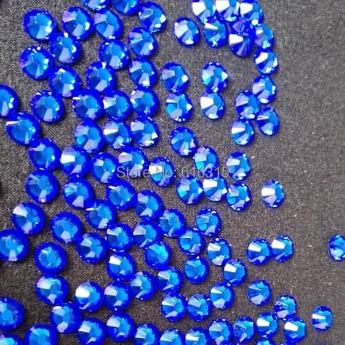 Free shipping !!! hot-selling of rhinestone hot-fix ss20 cobalt color with 1440 pcs each pack ;blue color crystals hot-fix