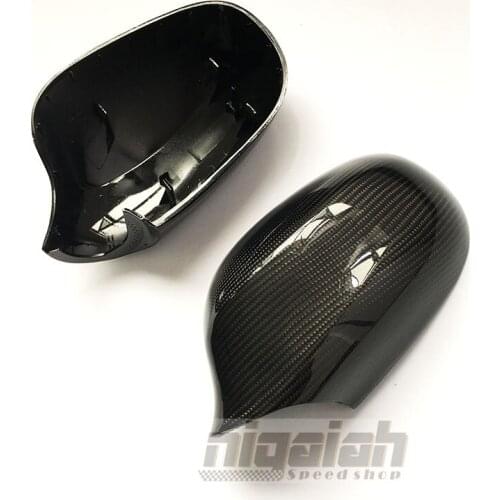 Big Sale 1*1 Pattern For BMW E90 3 Seires 2009-2012 3D sticker Style Carbon Fiber Side Mirror Carbon replacement Free shipping
