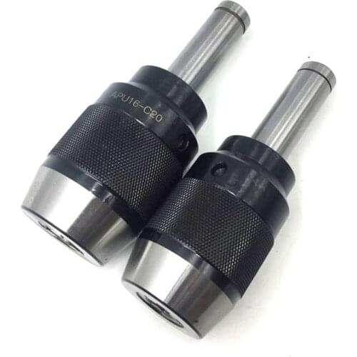 C20 C25 APU16 (1-16MM) chuck C20 C25 C32 APU13 (1-13MM) toolholder Integrated keyless self tight Drill chuck for milling lathe