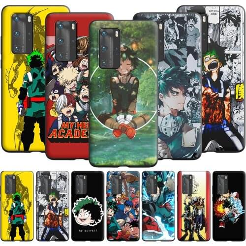 My Hero Boku Academia MHA Case for Huawei Mate 10 20 Lite Y6 Y7 Y9 Y6P P Smart S Y5P Y8P 2019