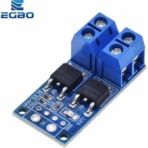 Egbo 1PCS 15A 400W MOS FET Trigger Switch Drive Module PWM Regulator Control Panel