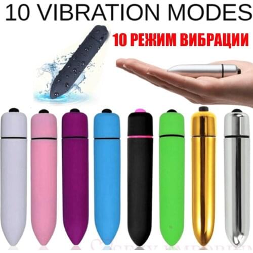 Mini Bullet Vibrator Vaginal Massage Dildo Vibrador Sex Toys for Women G-Spot Vibrating Clitoris Stimulator Female Masturbator