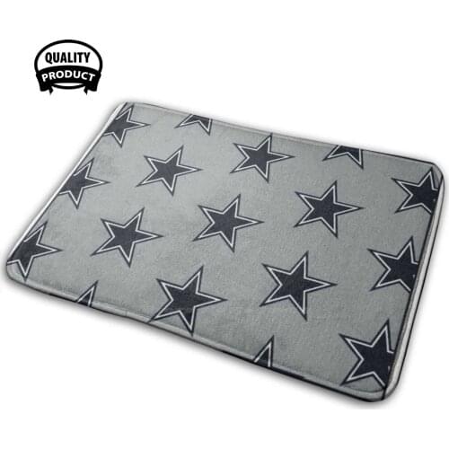 Cowboys Print Soft House Family Anti-Slip Mat Rug Carpet Cowboys Texas Football Sports Dallas Star