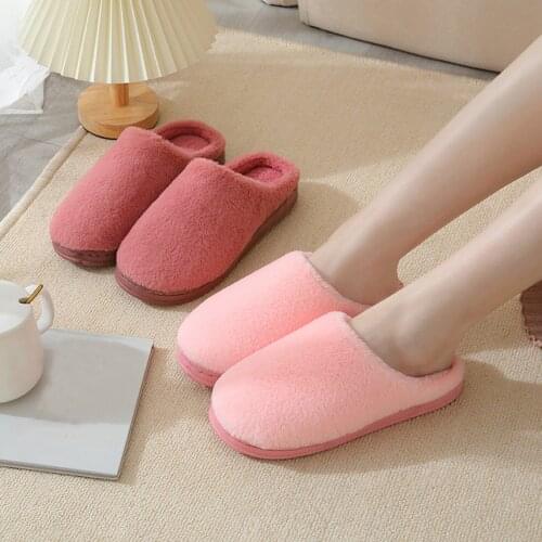 2021 Mens Womens Indoor Home Shoes Warm New Shoes Soft-soled Cotton Slippers Casual Comfy Warm Sapatos Femininos Free Shipping