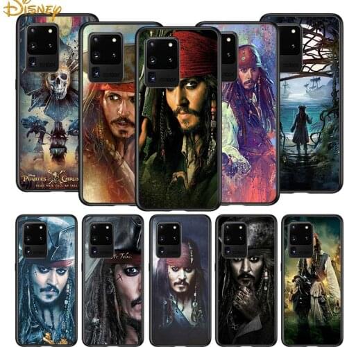 Disney Pirates of the Caribbean for Samsung S20 FE Ultra Plus A91 A81 A71 A51 A41 A31 A21S A72 A52 A42 A02 Soft Black Phone Case