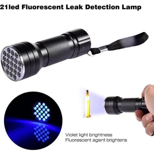 Leak Detector Kit Fluorescent Oil Fluorescent Agent Leak Test Agent for Auto Air Conditioner Auto Repair Leak Detection Tools