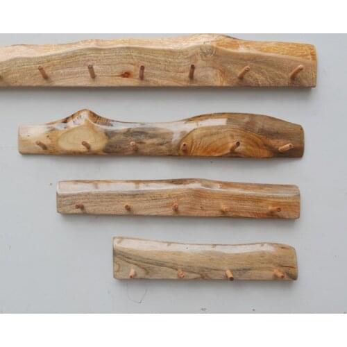 Wall Hanging Hook Hanger Wood Retro Creative Natural Solid Hat Coat Vintage Wardrobe Hook Behind The Door Household Storage Tool