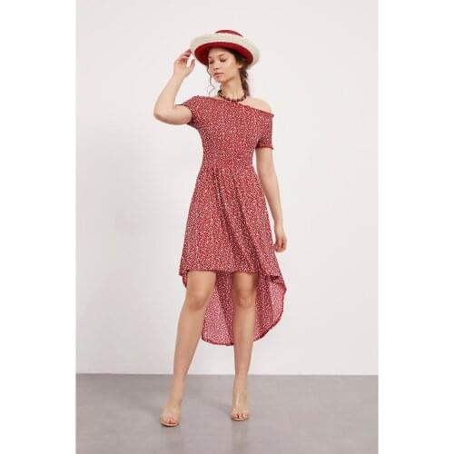 Gipe Elastic Back Long Dress dress-dresses for women 2021-y2k-bodycon dress-plus size women clothing-dresses-maxi dress-summer d