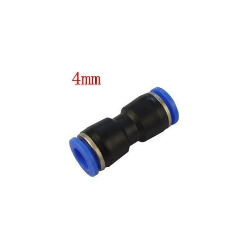 10 pcs APU-04 PU Union Straight Air Fitting PU-04 Pneumatic 4MM To 4MM Tube Pipe Hose One Touch Push In Quick Joint Coupler PU4