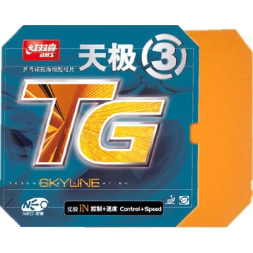 DHS NEO Skyline TG3 TG-3 TG 3 Control + Speed pips-in table tennis pingpong rubber with orange sponge 2.15