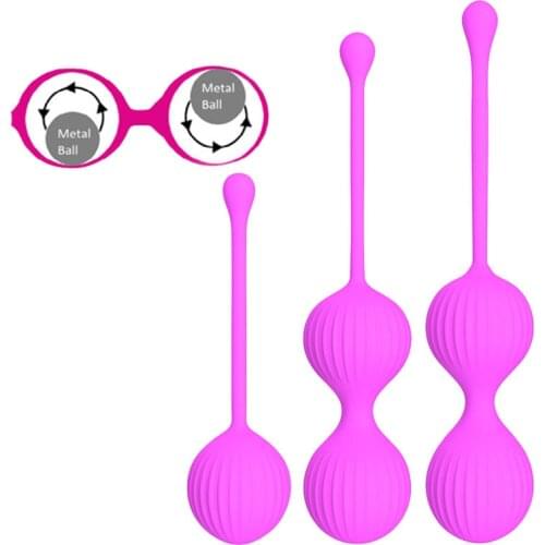 Safe Silicone Smart Ball Vibrator Kegel Ball Ben Wa Ball Vagina Tighten Exercise Machine Sex Toy for Women Vaginal Geisha Ball