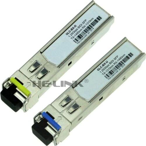 LODFIBER GLC-BX-U/GLC-BX-D CISCO Compatible 1.25G 1310/1490nm BiDi 10km Transceiver