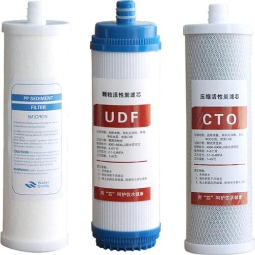 1PCS 10 inch CTO UDF PP plug-in Filter Compressed Activated Carbon Filter Socket CTO Filter Sintered Carbon Universal Filter