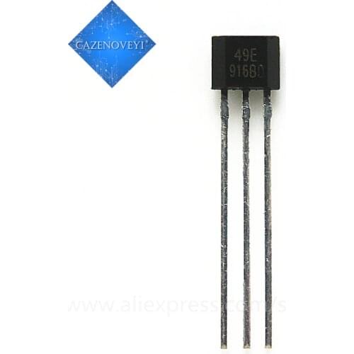 10pcs/lot SS49E 49E Hall element OH49E Hall sensor Hall Effect Sensor In Stock