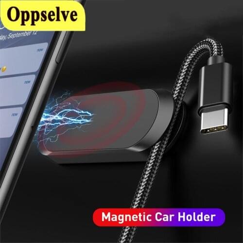 Magnetic Car Phone Holder Mobile Mount Stand Smartphone GPS Support For iPhone 13 12 11 Pro Huawei Xiaomi Samsung Cable Winder