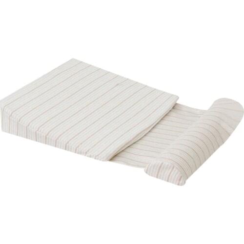 Baby Pillow Waterproof Layer & Handcrafted Cotton Removable Cover 15-Degree Incline Bassinet Wedge For Better Nights Sleep