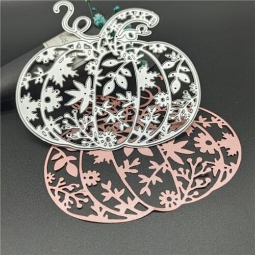 Festival Pumpkin Frame New Metal Cutting Dies for2021 Scrapbooking Edge No Stamps Cuts Crafts Decoration Cutter Paper Cardmaking